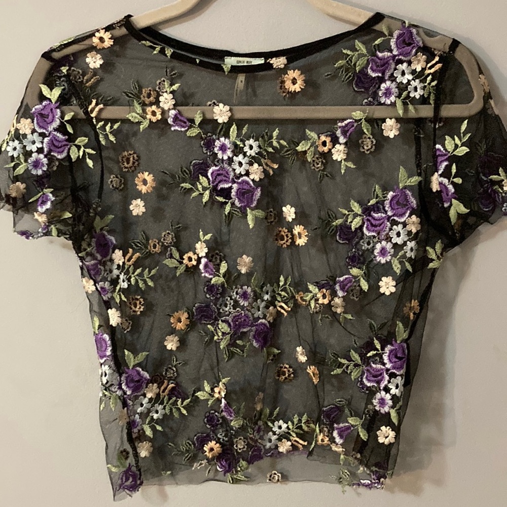 mesh crop top from urban